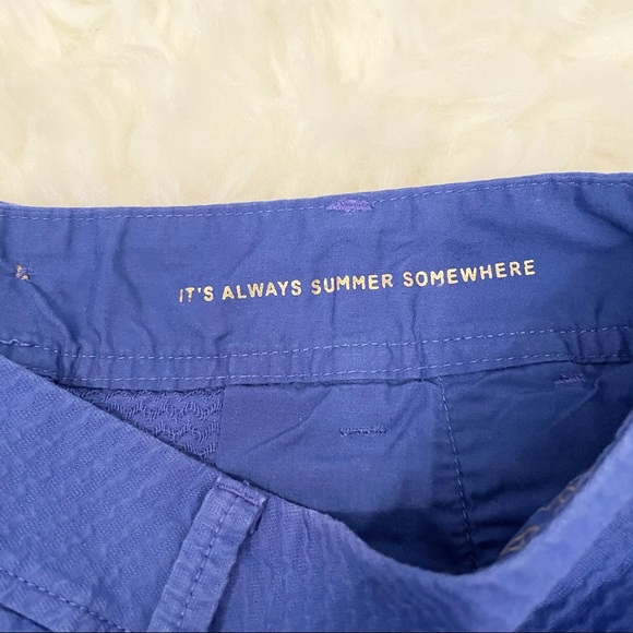 Lilly Pulitzer Callahan Bomber Blue shorts - Picture 7 of 7